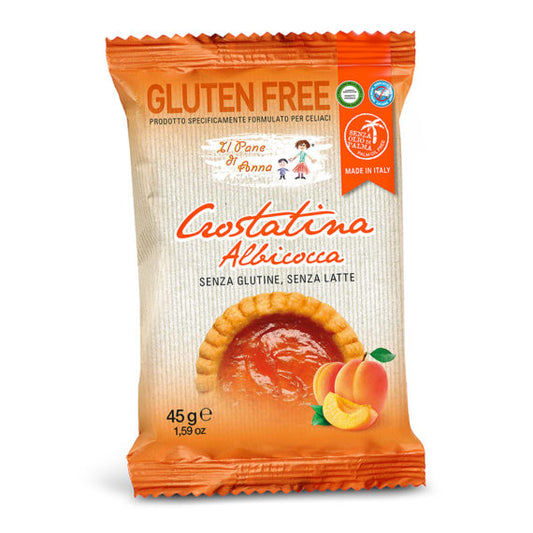 Gluten Free and Dairy Free Crostatine with Apricot 6-pcs