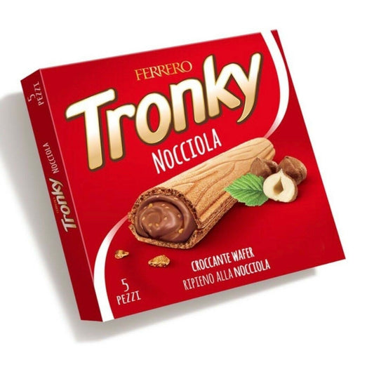Ferrero Tronky Rocher Chocolate Hazelnut 5 X 18 Grams 3.17 Ounce